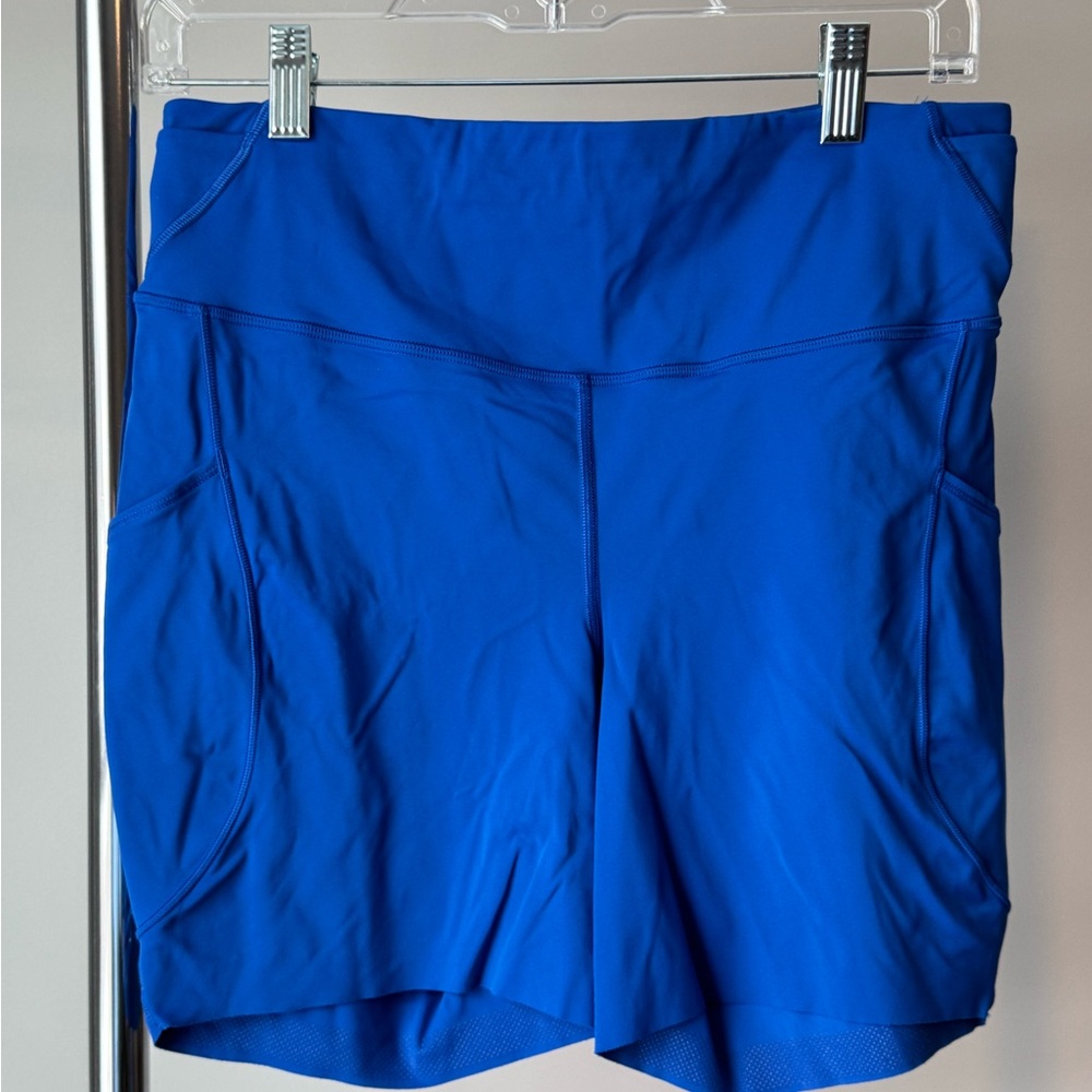 Lululemon Galactic Cobalt Fast and Free High arise 6” Shorts